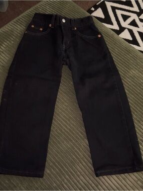 Levi's 550 Black Straight leg jeans sz 6
